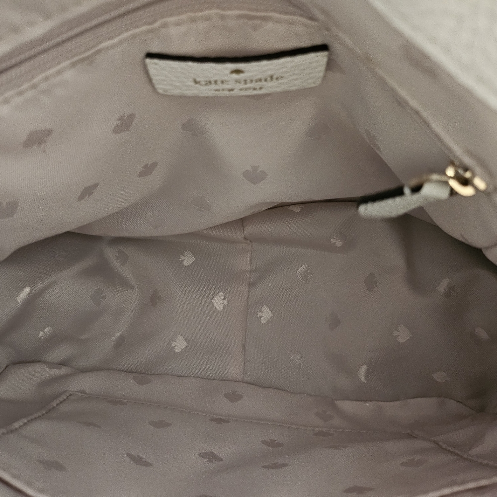 Kate Spade Canvas & Pebbled Leather Backpack! NWOT! - Picture 13 of 15